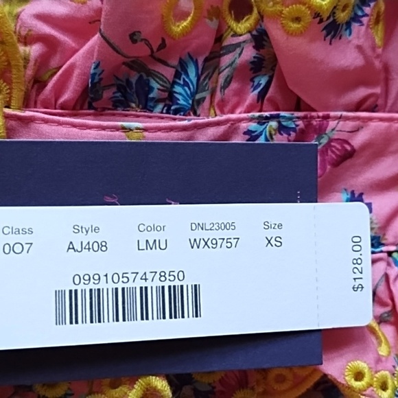 J Crew Liberty Fabric ruffle front blouse size XS - Picture 7 of 10